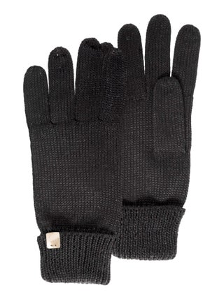 Gants femme maille recyclée noir Isotoner