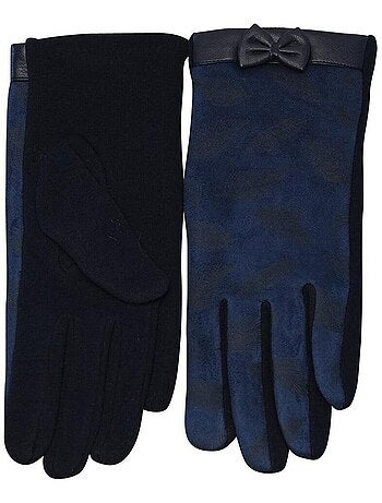 Gants femme motif  PLUMES