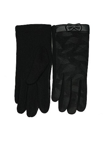 Gants femme motif PLUMES