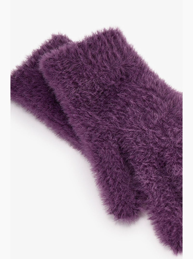 Gants flora penti Violet - Kiabi