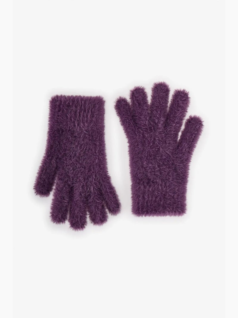 Gants flora penti Violet - Kiabi