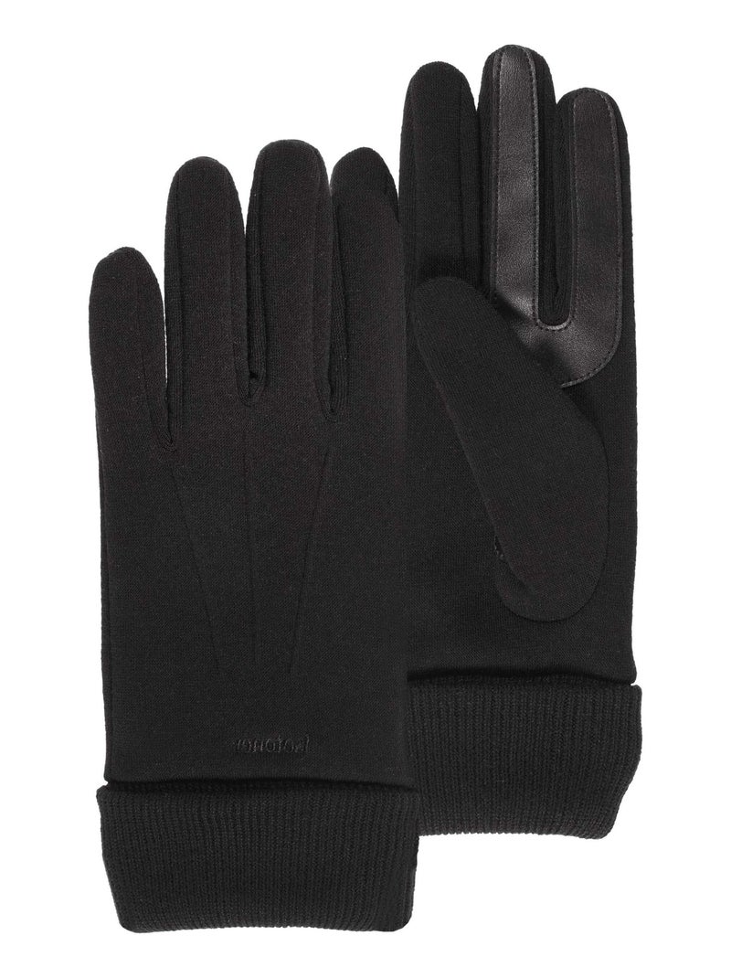 Gants homme tactiles noir Isotoner Noir - Kiabi