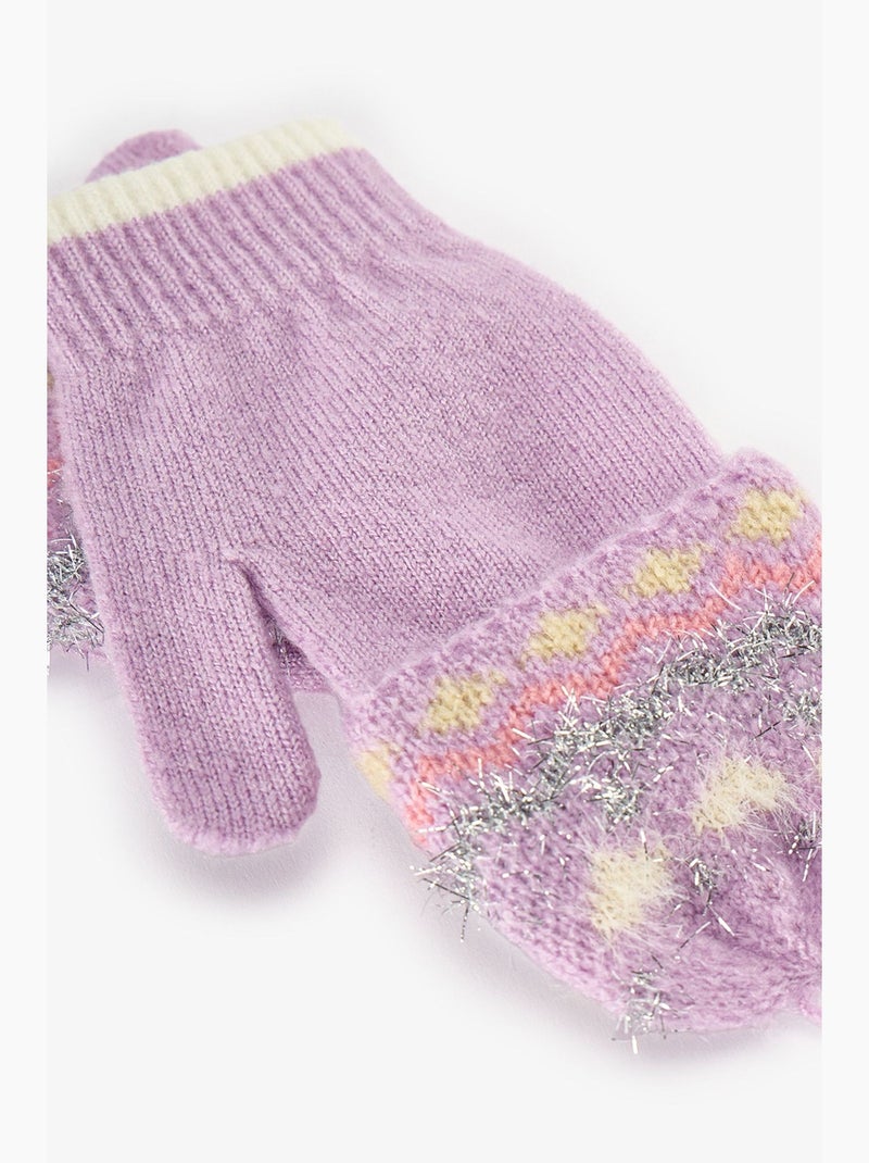 Gants isabella fille penti Lavande - Kiabi