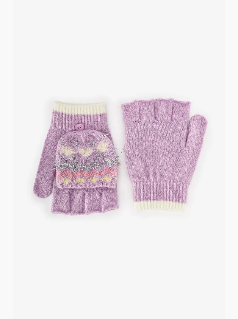 Gants isabella fille penti Lavande - Kiabi