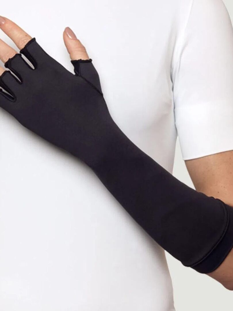 Gants Long Gloves Fpu50+ Black Uv ANTI UV - UV Line Noir - Kiabi