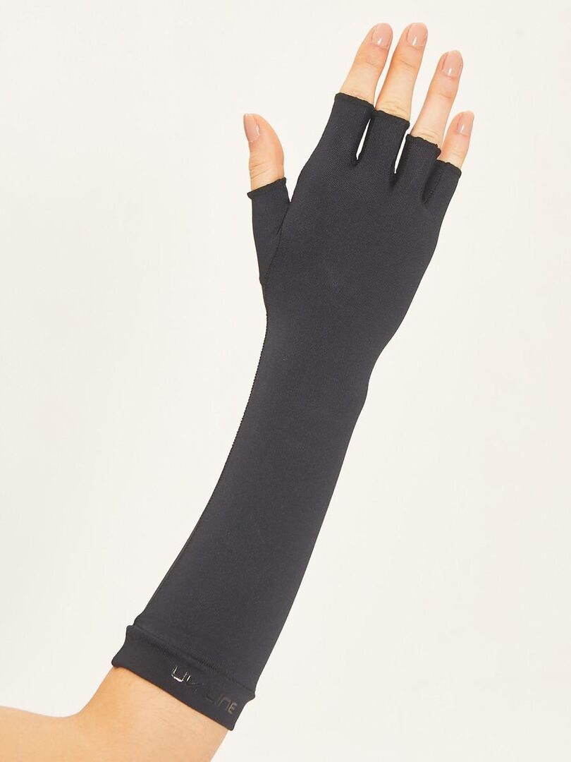 Gants Long Gloves Fpu50+ Black Uv ANTI UV - UV Line Noir - Kiabi