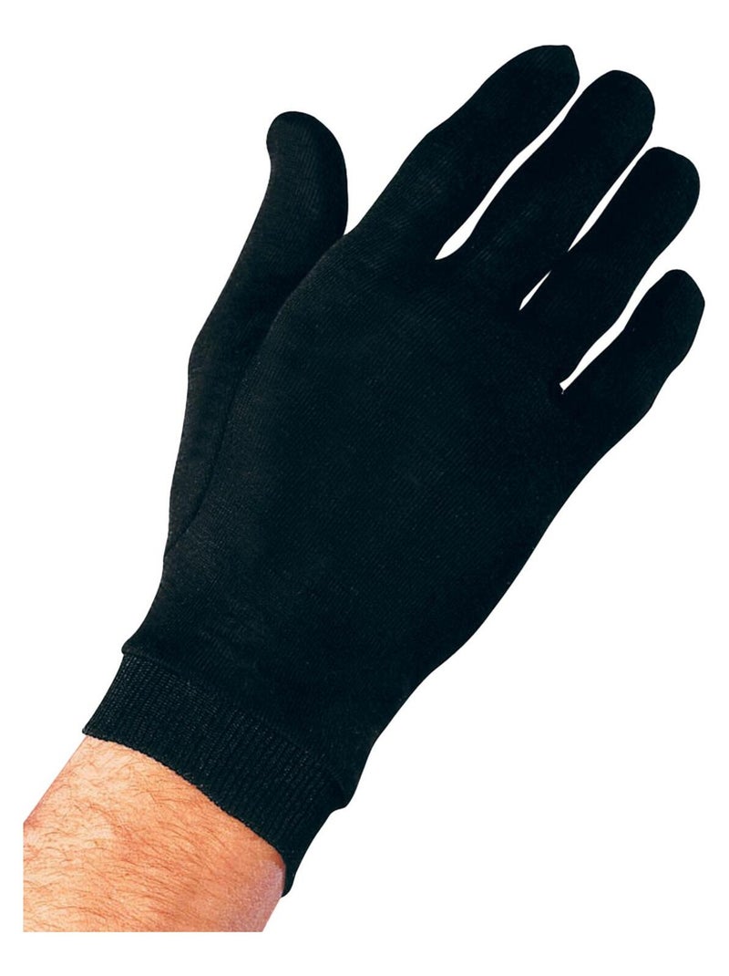 Gants maille Thermolactyl et soie - Damart Noir - Kiabi