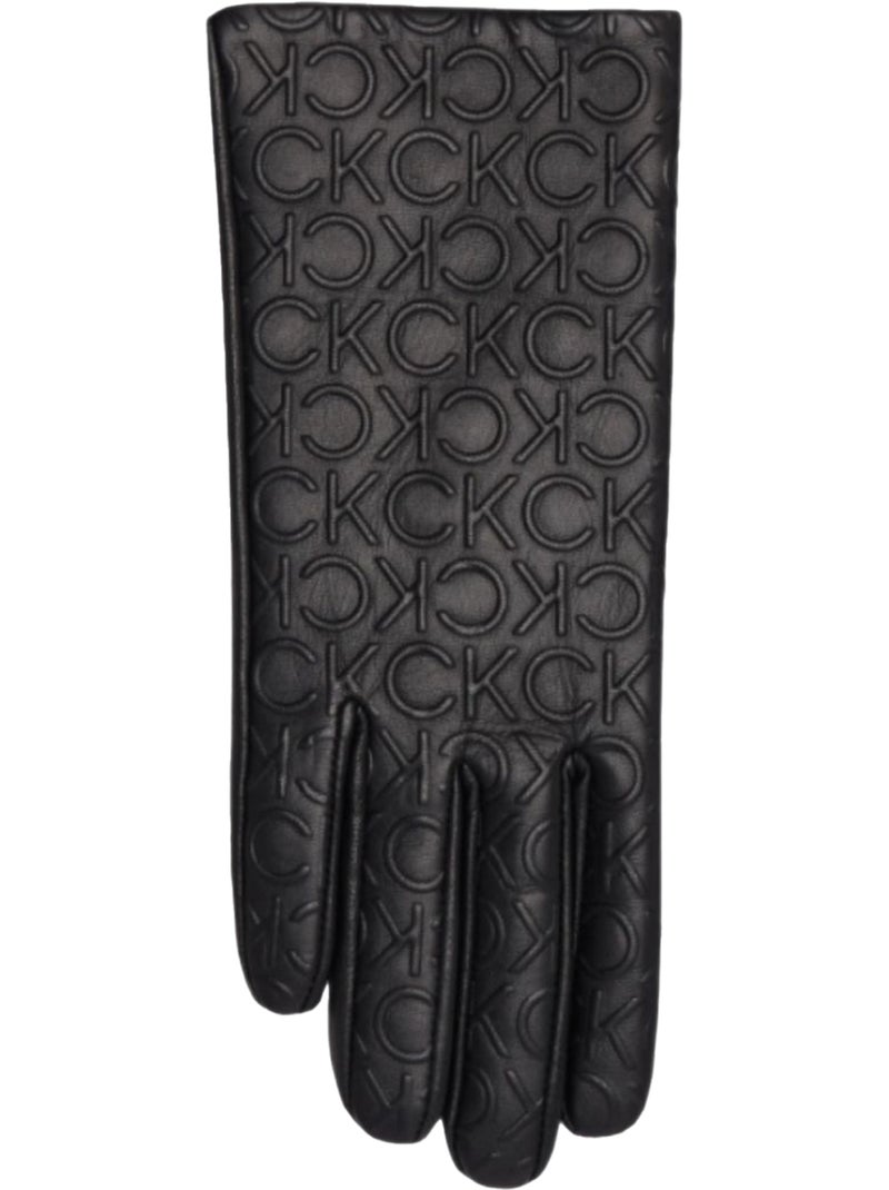 Gants motif/style en relief re-lock - calvin klein Noir - Kiabi