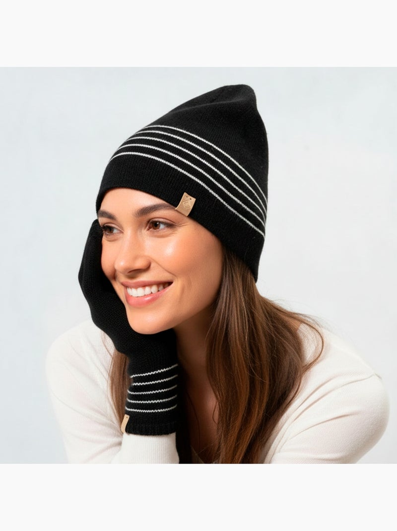 Gants Non doublés - ultra doux, taille unique femme Isotoner Noir - Kiabi