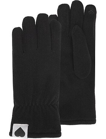Gants polaire lycra smartouch doublés imitation fourrure fille