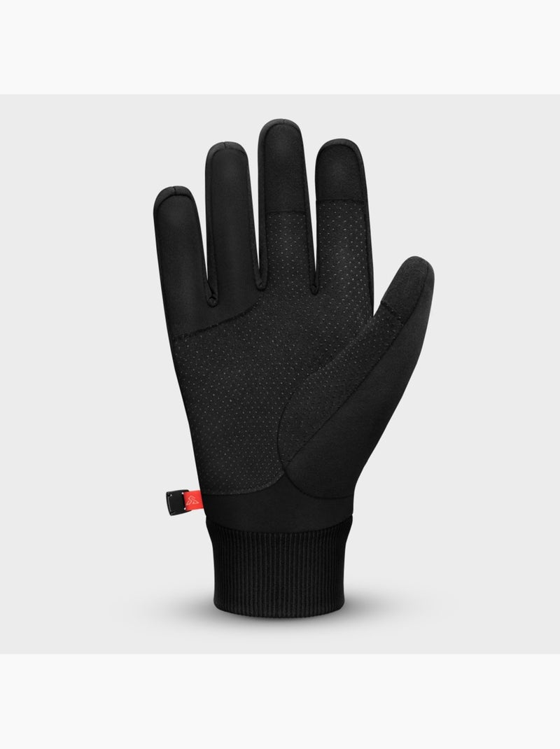 Gants randonnée imperméables randonnée homme et femme gauteng Noir - Kiabi