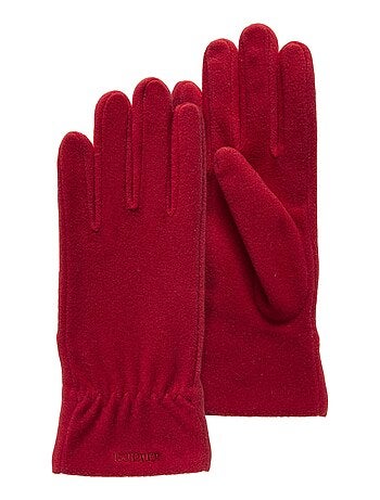 Gants résistants à l'eau, en polaire stretch, non doublés femme