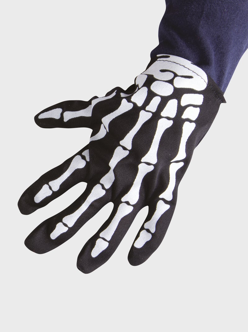 Gants 'squelette' - Déguisement Noir - Kiabi