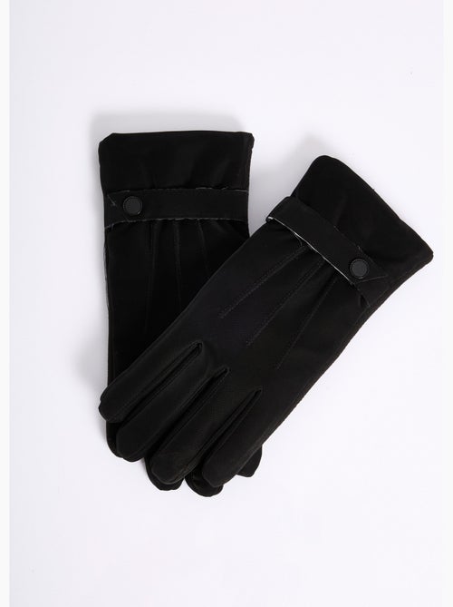 Gants suédine, patte de serrrage poignet - AFIBEL - Kiabi