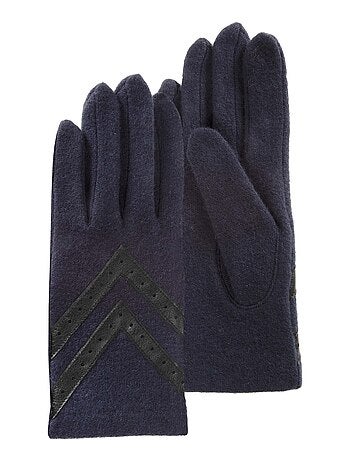 Gants tactiles, chauds, en laine, non doublés femme Isotoner
