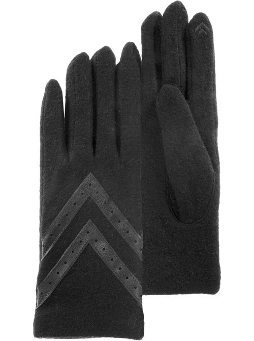 Gants tactiles, chauds, en laine, non doublés femme isotoner - Kiabi Gants tactiles, chauds, en laine, non doublés femme isotoner - Kiabi