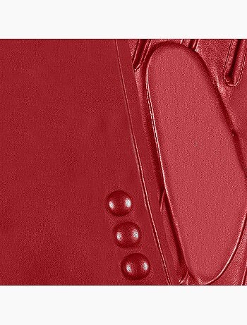 Gants tactiles en cuir d'agneau pleine fleur - doublés soie femme isotoner