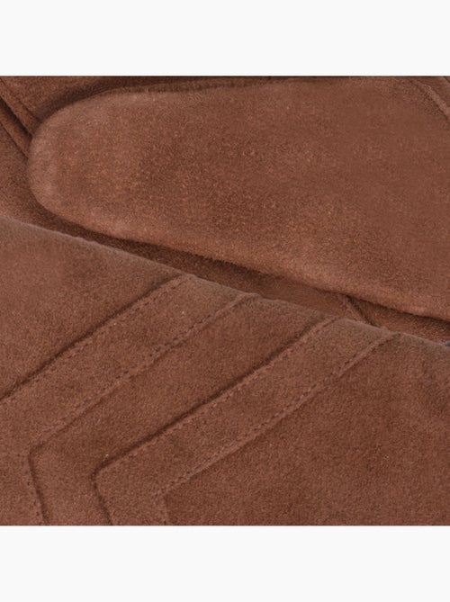 Gants tactiles en cuir de chèvre velours - doublés micro fausse femme isotoner - Kiabi Gants tactiles en cuir de chèvre velours - doublés micro fausse femme isotoner - Kiabi