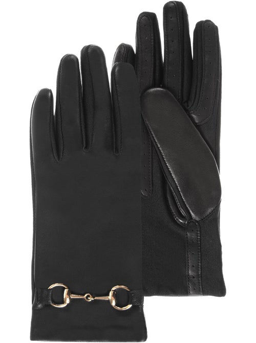 Gants tactiles en cuir de mouton - doublés polyester femme isotoner - Kiabi Gants tactiles en cuir de mouton - doublés polyester femme isotoner - Kiabi