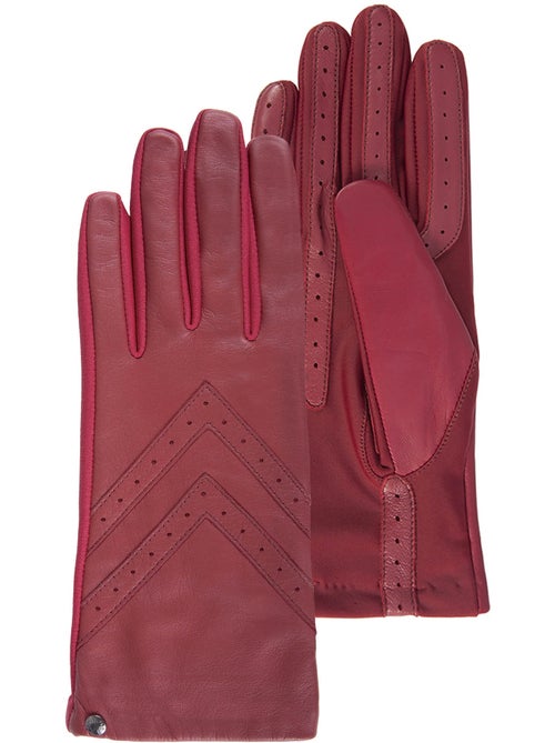 Gants tactiles en cuir de moutone tissu - doublés soie femme isotoner - Kiabi Gants tactiles en cuir de moutone tissu - doublés soie femme isotoner - Kiabi