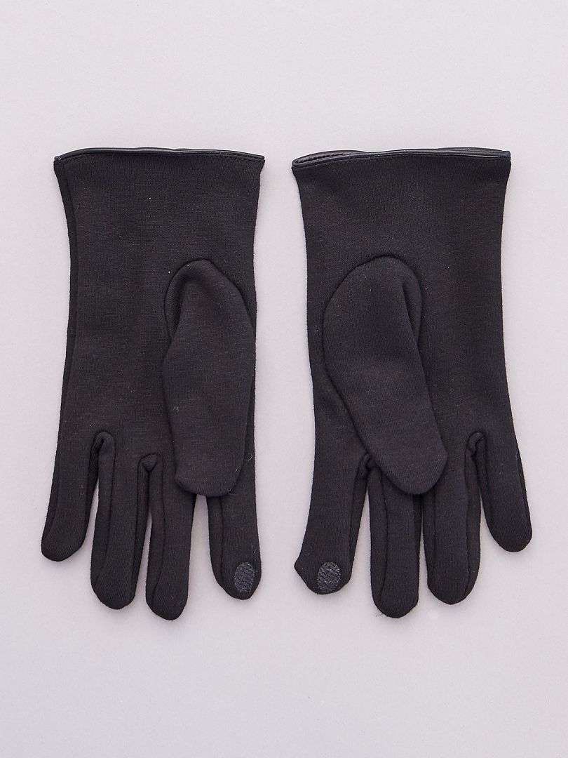 Gants Tactiles Hiver Femme - Doublure Polaire, Poignets élastiques, Pour Ski, Vélo, Quotidien (taille Unique)