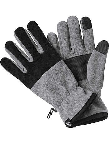 Gants tactiles en polaire bicolore - atlas for men