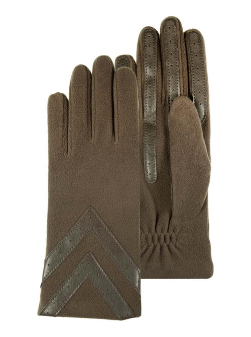 Gants tactiles en polaire recyclée résistant à l'eau, non doublés femme Isotoner - Kiabi
