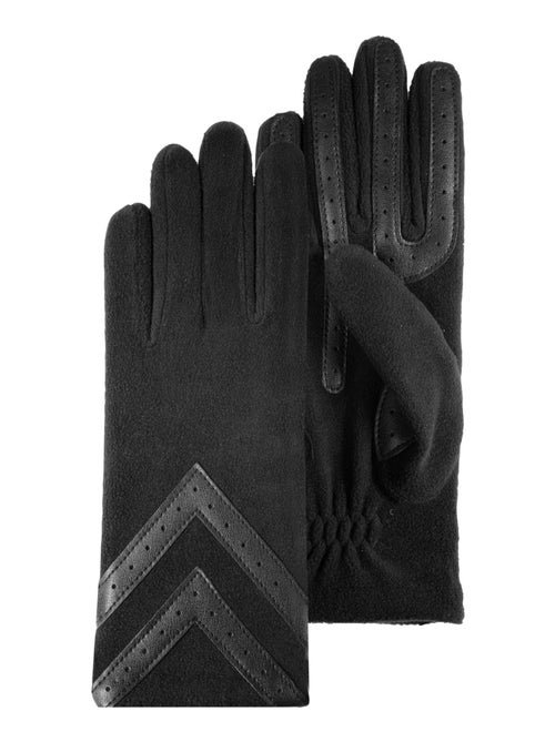 Gants tactiles en polaire recyclée résistant à l'eau, non doublés femme Isotoner - Kiabi