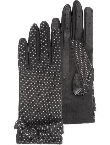 Gants tactiles en tissu - non doublés femme isotoner
