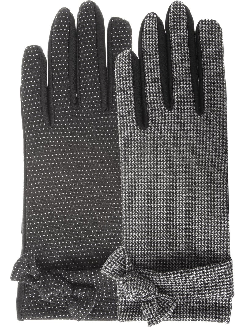 Gants tactiles en tissu - non doublés femme isotoner Multicolore - Kiabi
