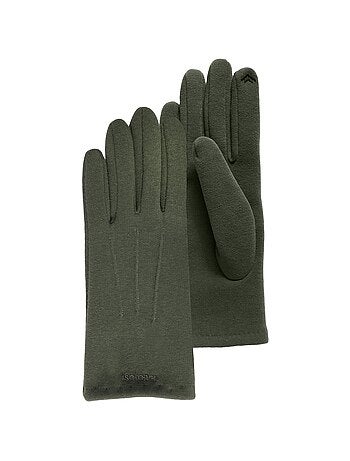 Gants tactiles en tissu doux et chaud, non doublés femme isotoner