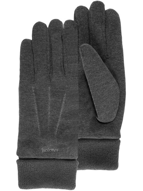 Gants tactiles en tissu doux et chaud, non doublés homme Isotoner - Kiabi
