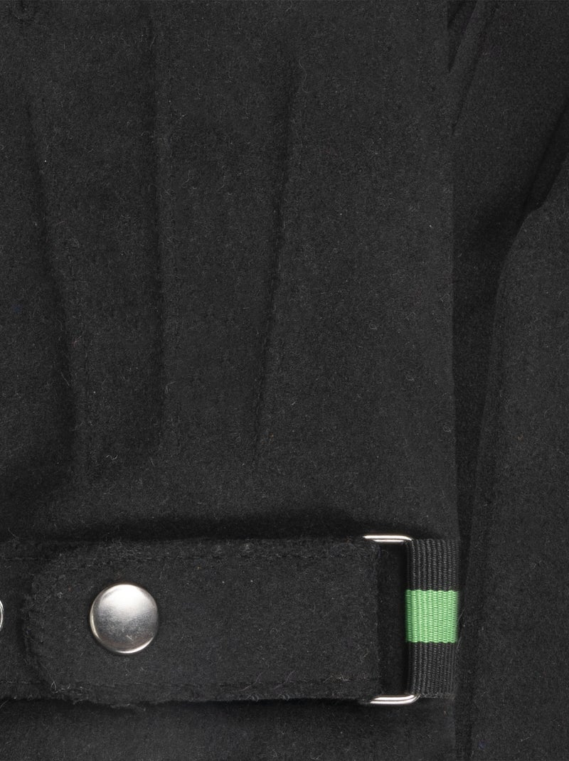 Gants tactiles en tissu lainé, doublés imitation fourrure homme Isotoner Noir - Kiabi