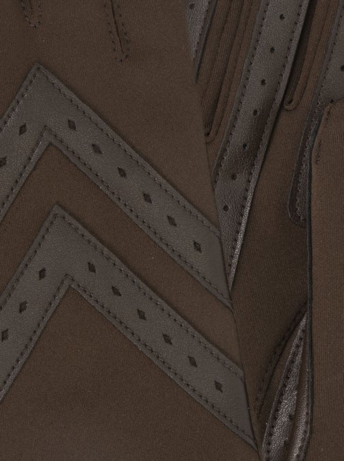 Gants tactiles en tissu recyclé, doublés chaud, Taille Unique femme Isotoner - Kiabi