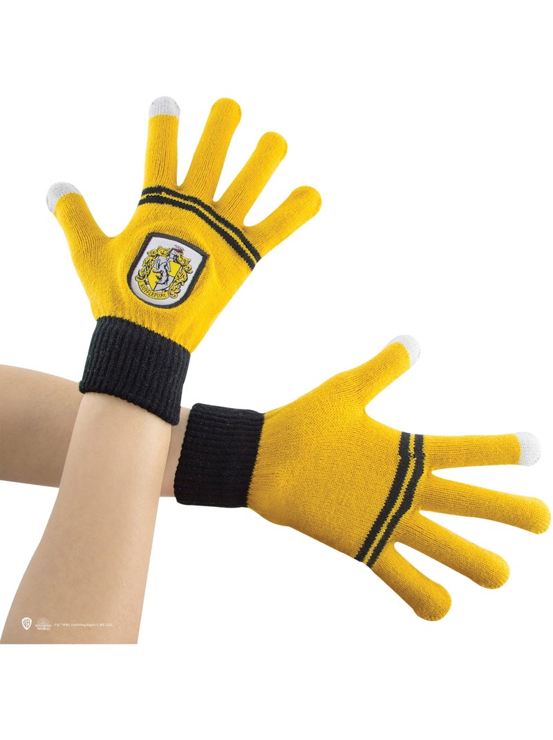 Gants Tactiles Poufsouffle - Harry Potter Jaune - Kiabi
