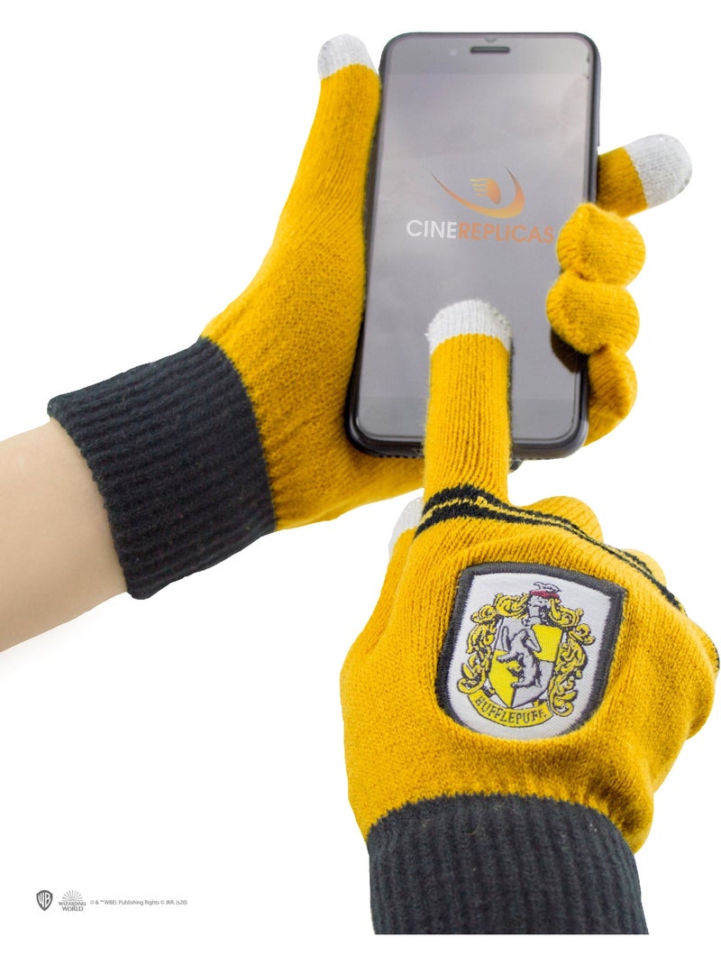 Gants Tactiles Poufsouffle - Harry Potter Jaune - Kiabi