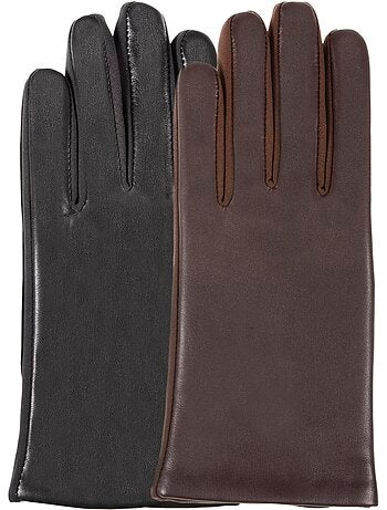 Gants tactiles, taille unique et doublés en imitation fourrure femme isotoner