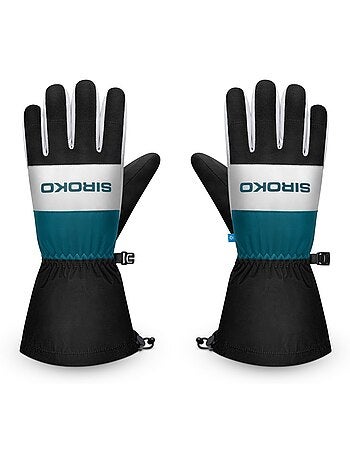 Gants thermiques de ski sports d'hiver homme et femme misty