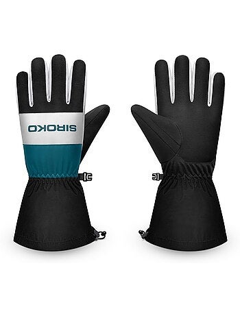 Gants thermiques de ski sports d'hiver homme et femme misty