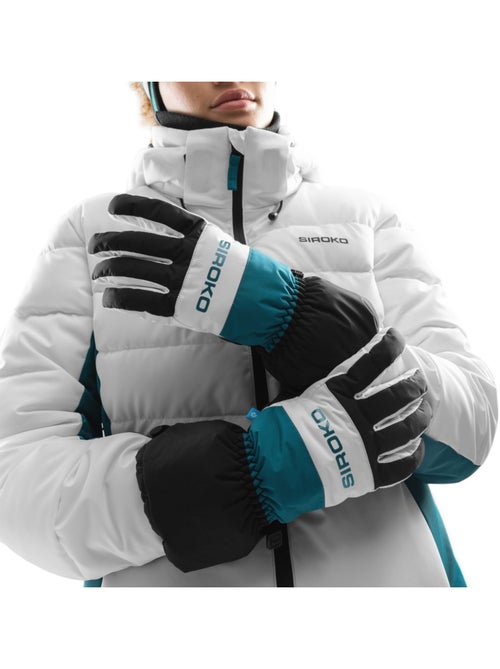 Gants thermiques de ski sports d'hiver homme et femme misty - Kiabi