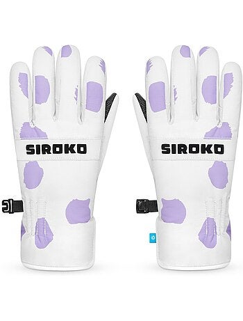 Gants thermiques snowboard et ski enfant sports d'hiver enfants doodle
