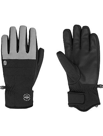 Gants thermiques snowboard et ski sports d'hiver homme et femme voss gray