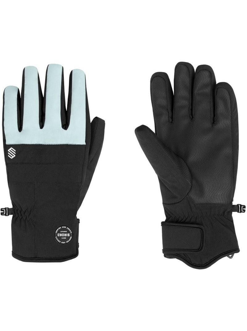 Gants thermiques snowboard et ski sports d'hiver homme et femme voss light Bleu - Kiabi