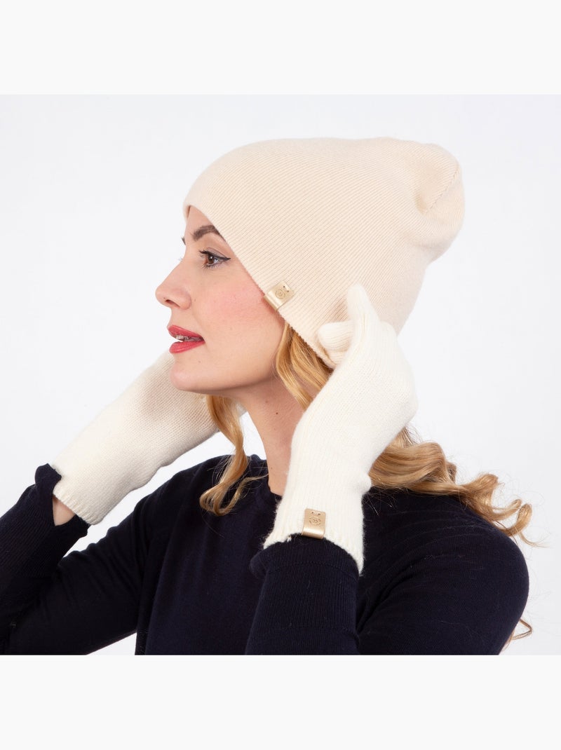 Gants ultra doux, taille unique, non doublé femme Beige clair - Kiabi
