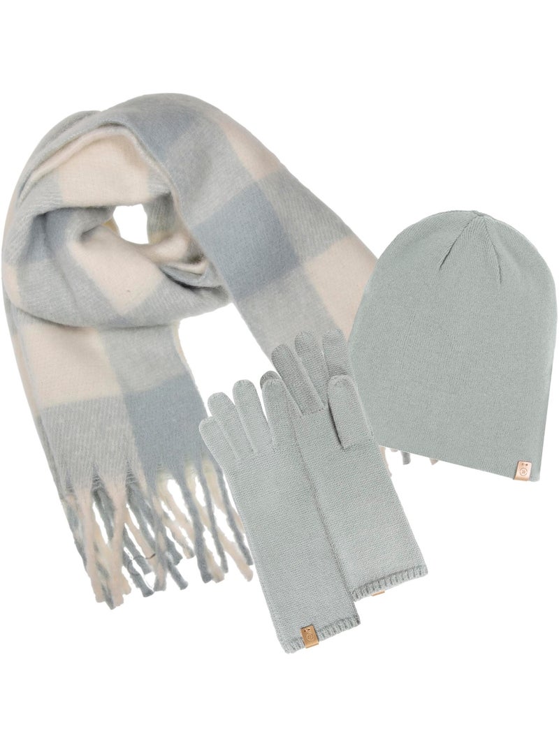 Gants ultra doux, taille unique, non doublé femme Isotoner Vert clair - Kiabi