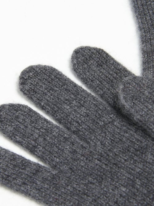 Gants unisex 100% cachemire 4 fils - UNI 4 - Kiabi