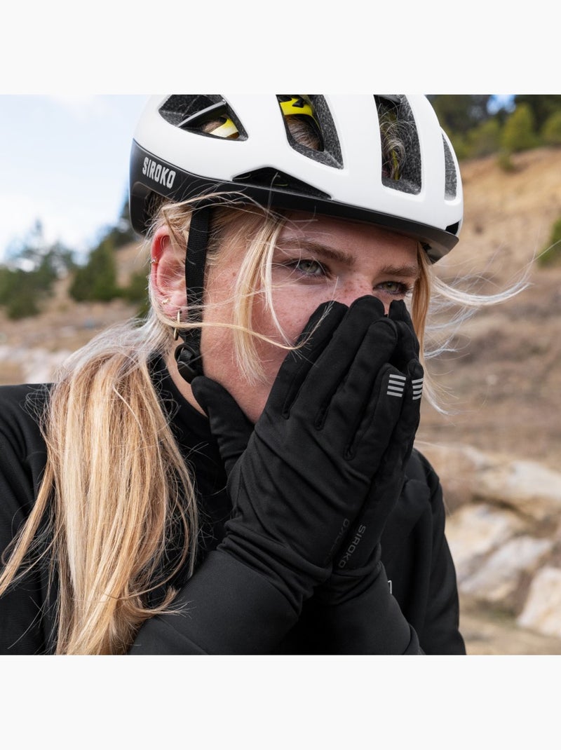 Gants vélo cyclisme homme et femme nuremberg Noir - Kiabi