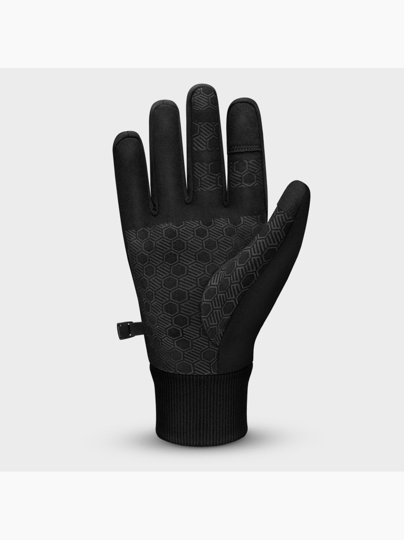 Gants vélo d'hiver cyclisme homme et femme dw barrow Noir - Kiabi