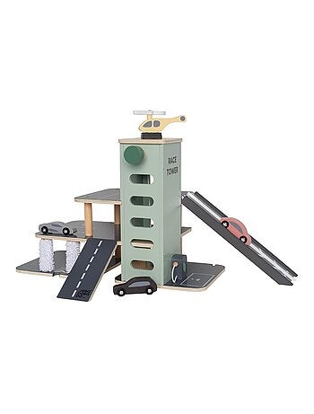 Garage à voitures en bois