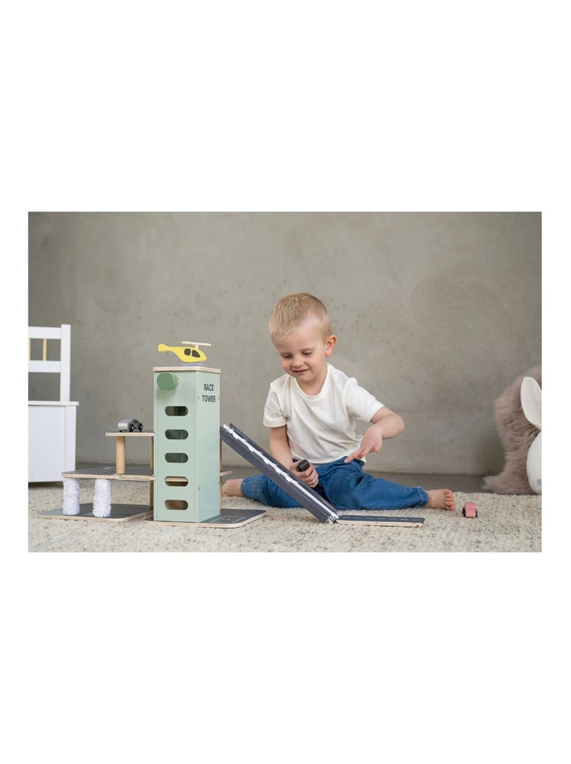 Garage à voitures en bois Noir - Kiabi